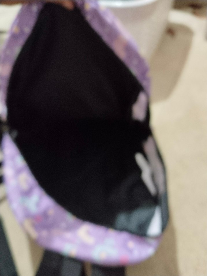 Lila Desenli Çocuk Okul Çantası - Görsel 5