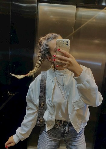 D98 Vintage Efektli Gri Straight Fit Jean - Görsel 3