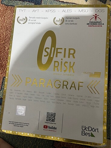 Sıfır risk paragraf