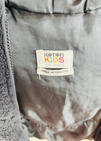 Kız Çocuk Siyah Peluş Yelek - Görsel 5