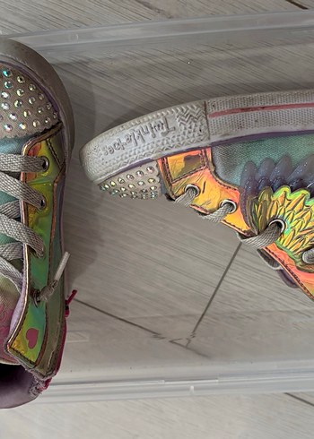 Twinkle toes Kız Çocuk kanatlı Renkli Tie-Dye Sneaker - Görsel 2