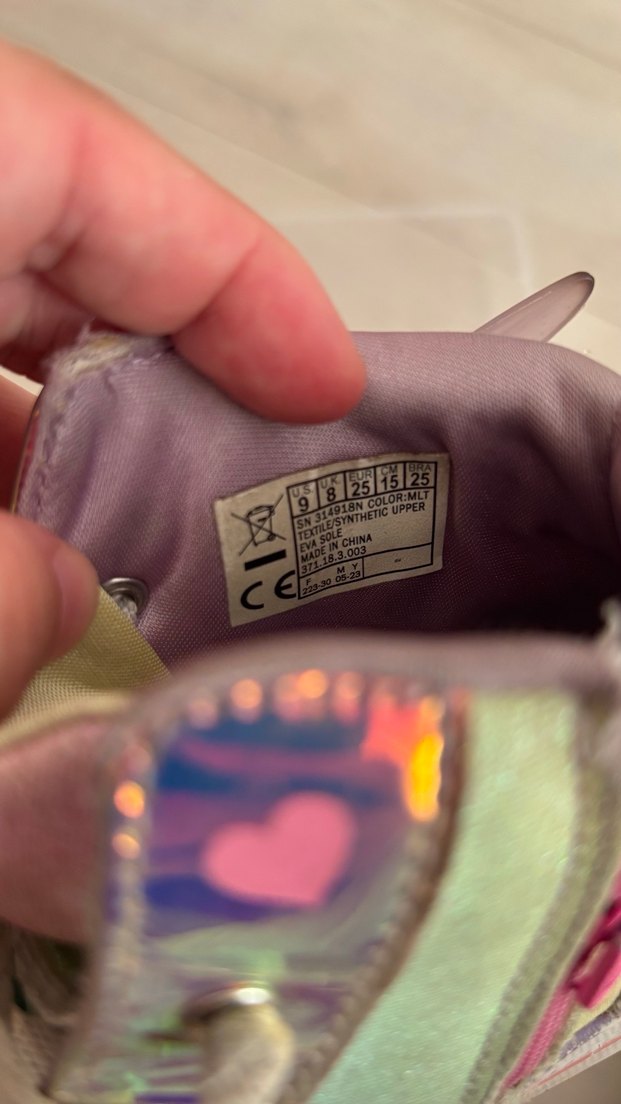 Twinkle toes Kız Çocuk kanatlı Renkli Tie-Dye Sneaker - Görsel 3