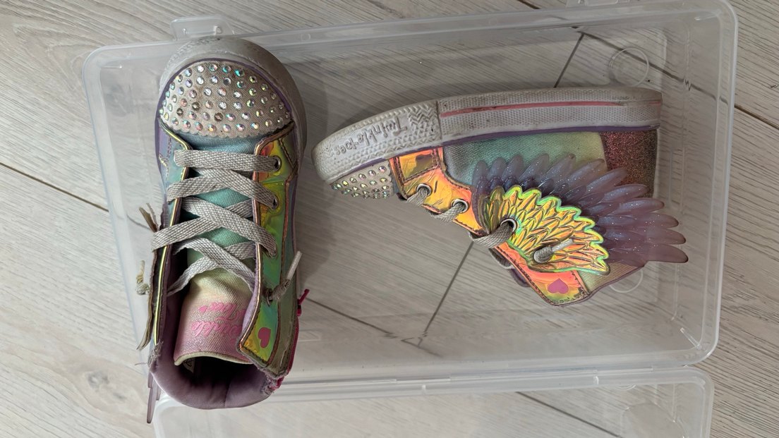 Twinkle toes Kız Çocuk kanatlı Renkli Tie-Dye Sneaker - Görsel 2