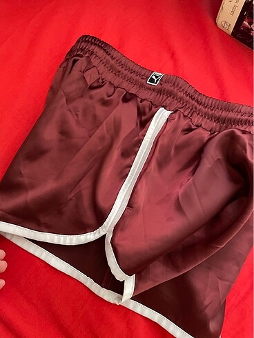 m Beden bordo Renk Puma saten şort