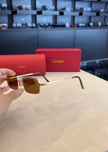 Beden kahverengi Renk Cartier gözlük
