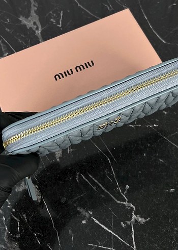 Miu Miu Modern Klasik Deri Cüzdan - Görsel 7