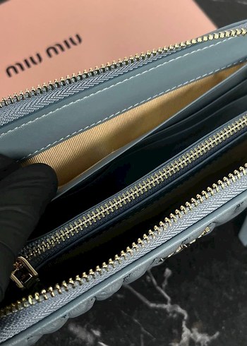 Miu Miu Modern Klasik Deri Cüzdan - Görsel 13