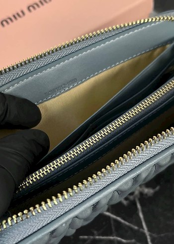 Miu Miu Modern Klasik Deri Cüzdan - Görsel 12