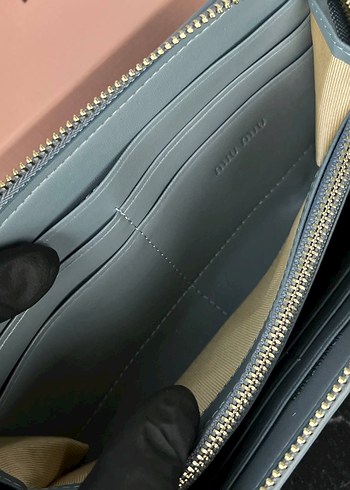 Miu Miu Modern Klasik Deri Cüzdan - Görsel 9