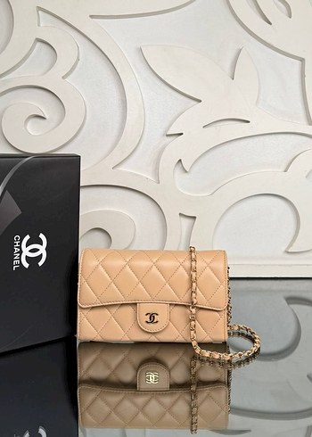 chanel cüzdan askılı çanta - Görsel 13