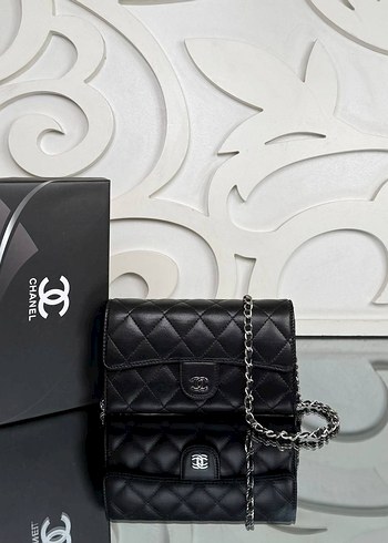 chanel cüzdan askılı çanta - Görsel 5