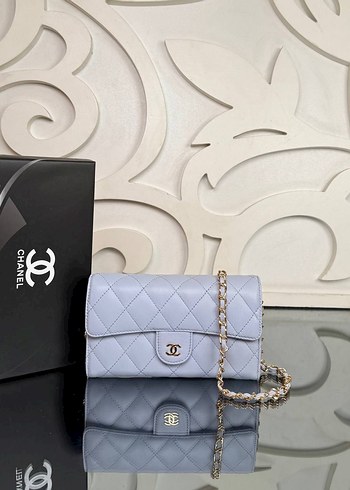 chanel cüzdan askılı çanta - Görsel 15