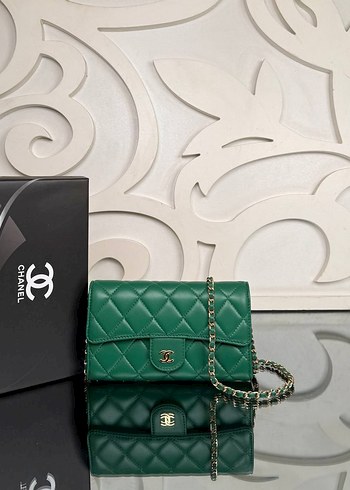 chanel cüzdan askılı çanta - Görsel 14