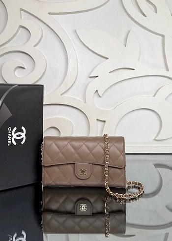 chanel cüzdan askılı çanta - Görsel 17