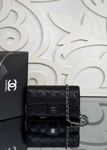 chanel cüzdan askılı çanta - Görsel 19