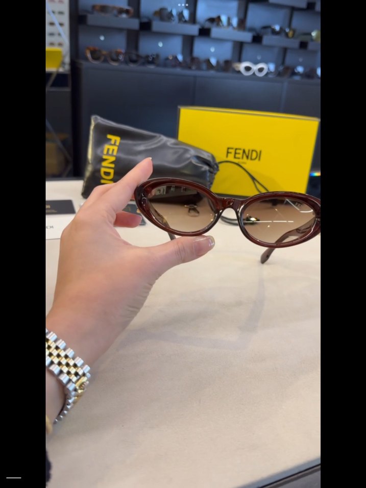 Fendi güneş gözlüğü ithal premium sıfır - Görsel 2
