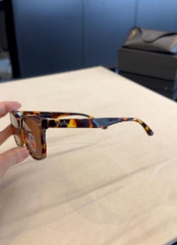 Beden kahverengi Renk ray ban unisex güneş gözlüğü