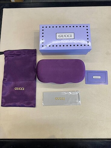 Gucci gözlük kutusu set