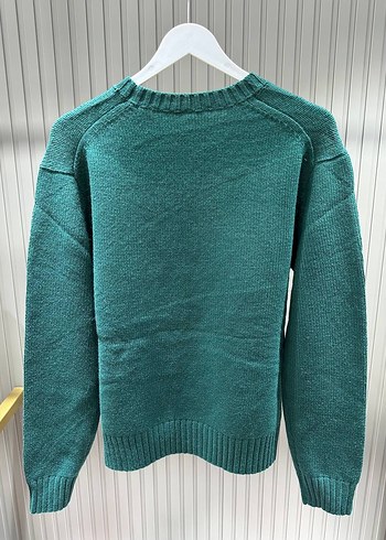 s Beden yeşil Renk Ralph Lauren Nakışlı Yeşil Triko Kadın Kazak