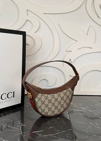 Gucci Bej Deri Gucci Kadın Omuz Çantası