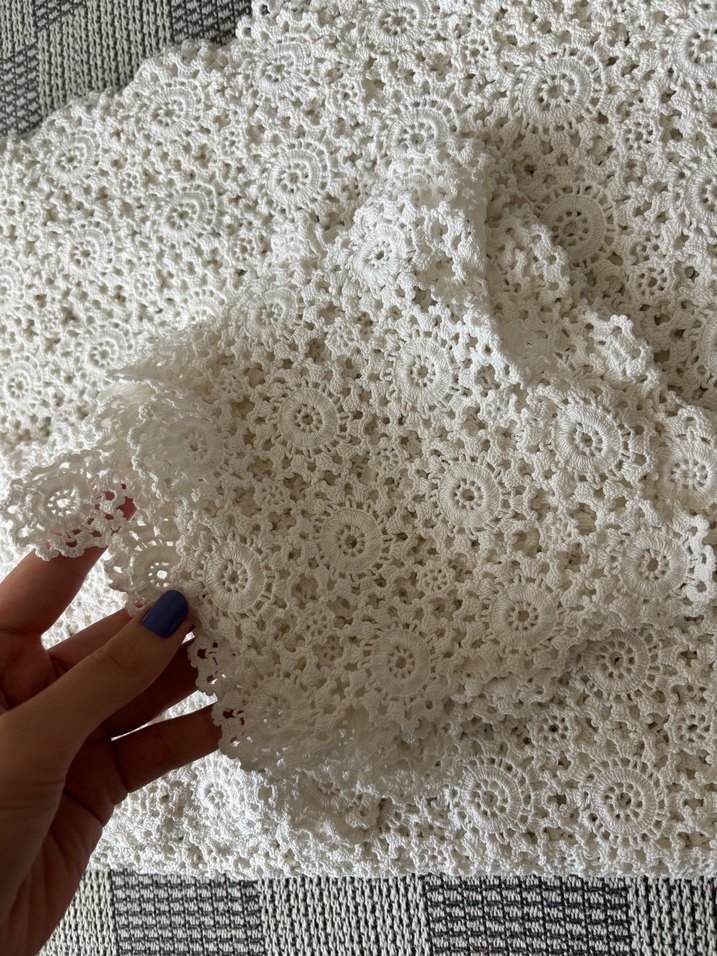 Bohem Dantel El Yapımı Masa Örtüsü - Görsel 2