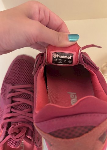 Pembe Bağcıklı Kadın Spor Ayakkabı - Görsel 4