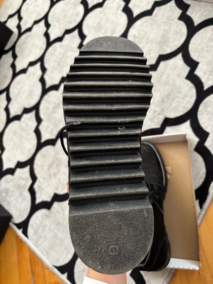 Gri Erkek Botları Tokalı Normcore Stil - Görsel 5