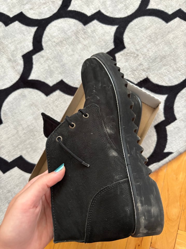 Gri Erkek Botları Tokalı Normcore Stil - Görsel 2