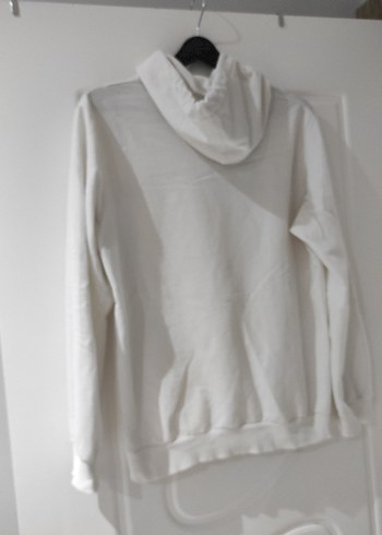 Zara Beyaz Zincir Detaylı Uzun Kollu Sweatshirt