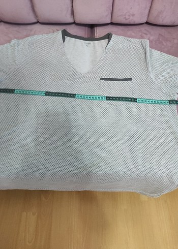 Gri V Yaka LC-WAIKIKI pijama üst - Görsel 2