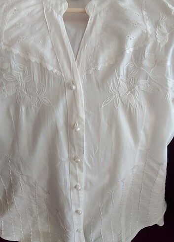 m Beden beyaz Renk Next marka nefis bir gömlek/bluz 