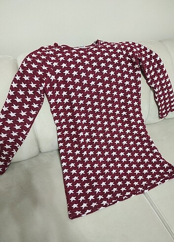 Degaje marka örme kumaş tunik