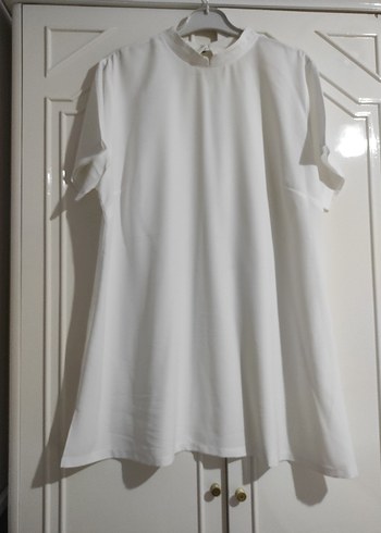 Uzun Kollu Mavi  ve beyaz payetli abiye ceket ve bluz - Görsel 9