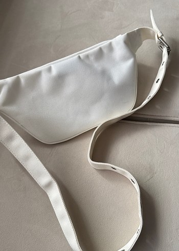 Beden beyaz Renk Calvin Klein Beyaz Pamuklu Bel Çantası