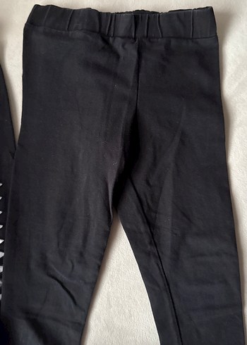 Kız Çocuk Baskılı ve Elastik Bel Taytlar - Görsel 5