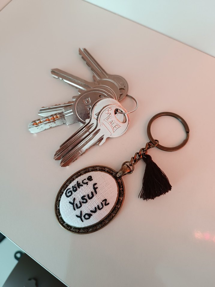 Püsküllü Bohem Vintage Kolye - Görsel 4