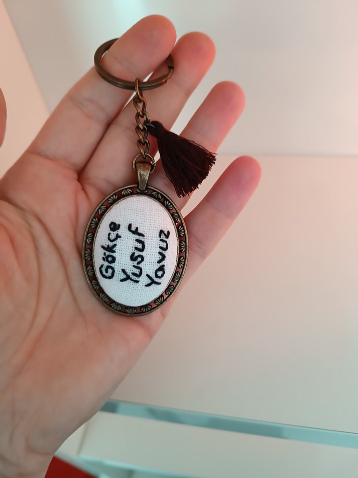 Püsküllü Bohem Vintage Kolye - Görsel 2