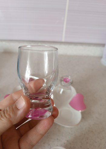 Pastel Pembe Seramik Fincan Seti - Görsel 9