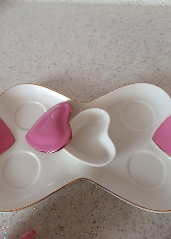 Pastel Pembe Seramik Fincan Seti - Görsel 4