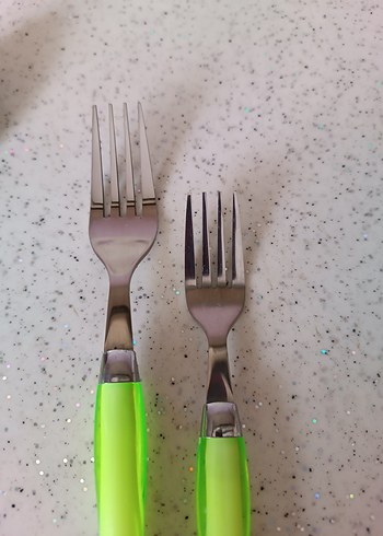 Yeşil Saplı Çatal, Bıçak ve Kaşık Seti - Görsel 9