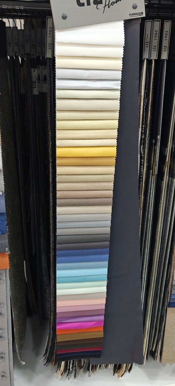 Bej Modern Klasik pano fon perde - Görsel 5