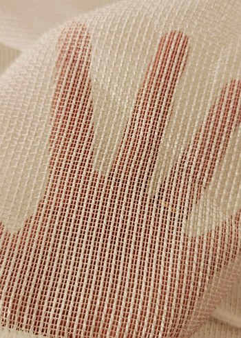 ZIRH GÖRÜNÜMLÜ FİLE TÜL PERDE - Görsel 4