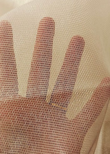 ZIRH GÖRÜNÜMLÜ FİLE TÜL PERDE eni 2.50 boyu 2.50 1e 2 pile - Görsel 8