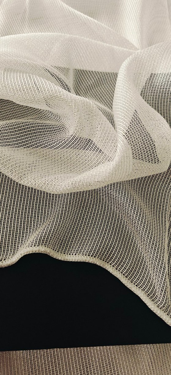 ZIRH GÖRÜNÜMLÜ FİLE TÜL PERDE eni 2.50 boyu 2.50 1e 2 pile - Görsel 4