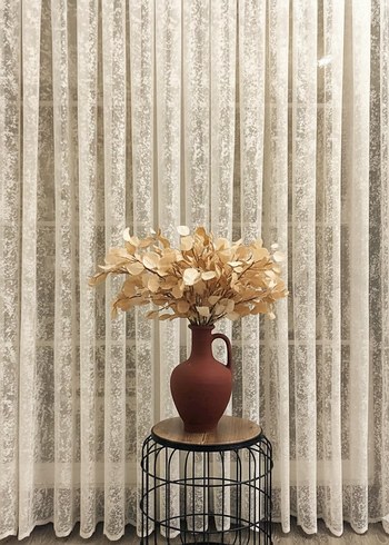 PİERRE CARDİN TÜL PERDE ENİ 2.50 BOYU 2.50 YARI YARIYA PİLE - Görsel 2