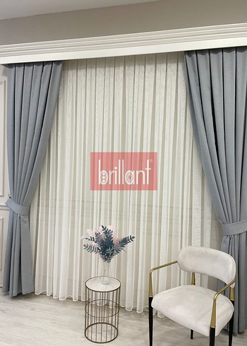 BRİLLANT MİRANDA LARİSSA TÜL PERDE YENİ - Görsel 2