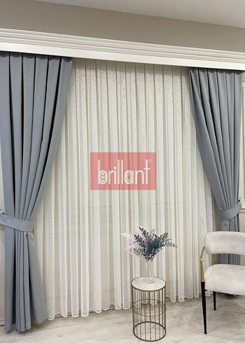 BRİLLANT MİRANDA LARİSSA TÜL PERDE YENİ - Görsel 4