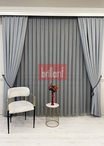 BRİLLANT MİRANDA LARİSSA TÜL PERDE YENİ - Görsel 5