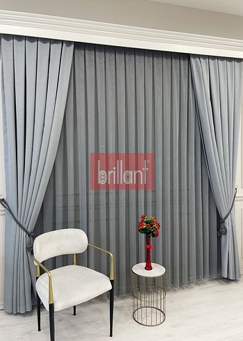 BRİLLANT MİRANDA LARİSSA TÜL PERDE YENİ - Görsel 6