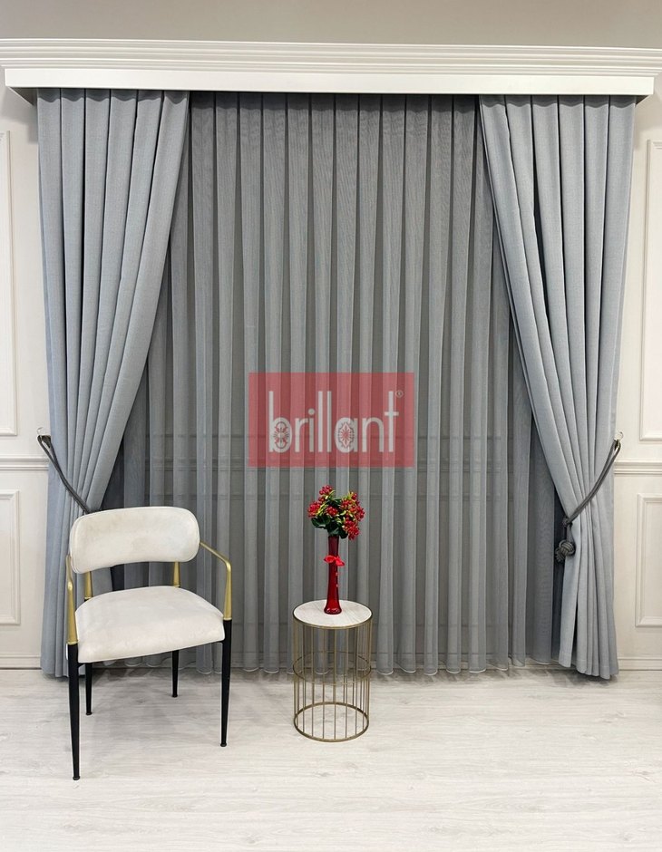 BRİLLANT MİRANDA LARİSSA TÜL PERDE YENİ - Görsel 5